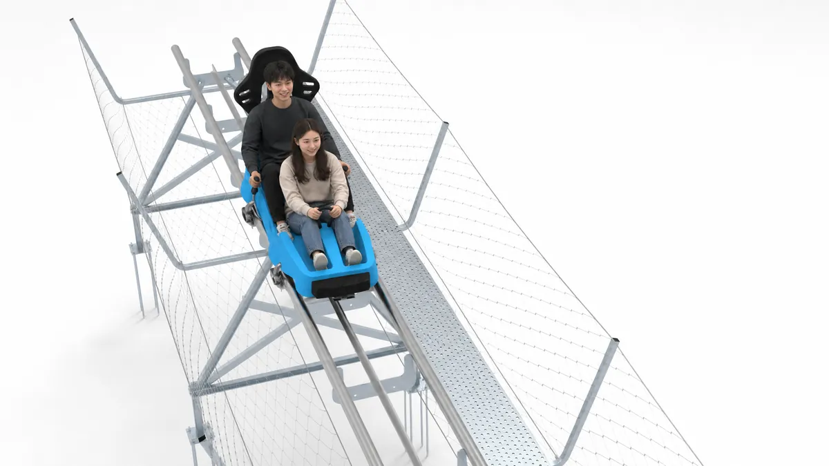Mesh back coaster vehicle